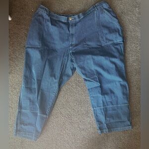 Big Bud Press Carpenter Jean in a lightweight 100% cotton railroad stripe denim!